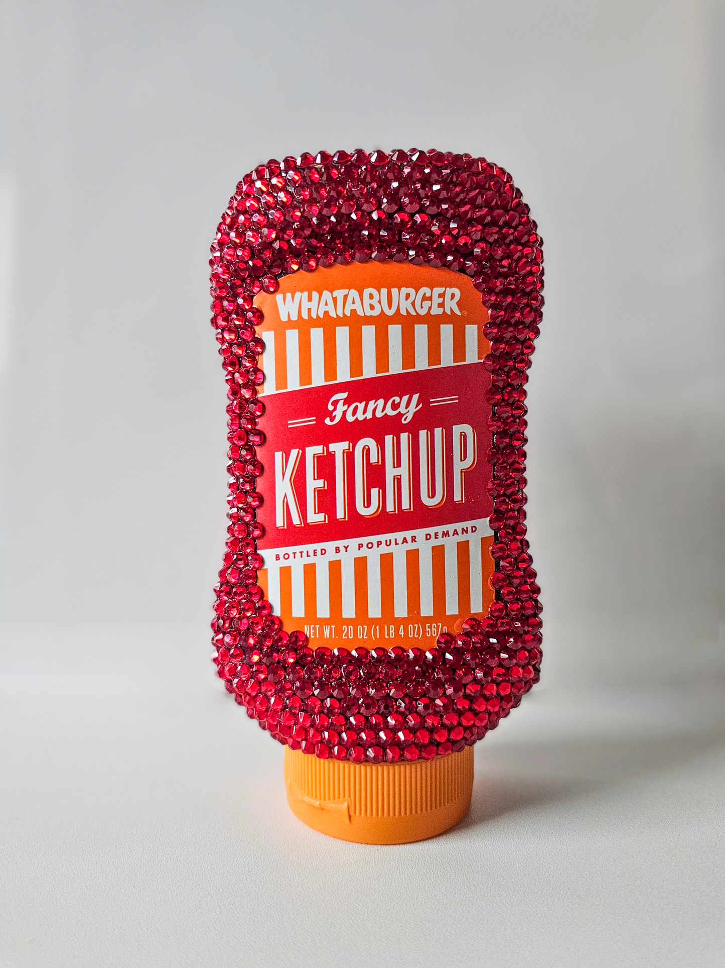 Sparkle and Savor: The Bedazzled Whataburger Fancy Ketchup Bottle