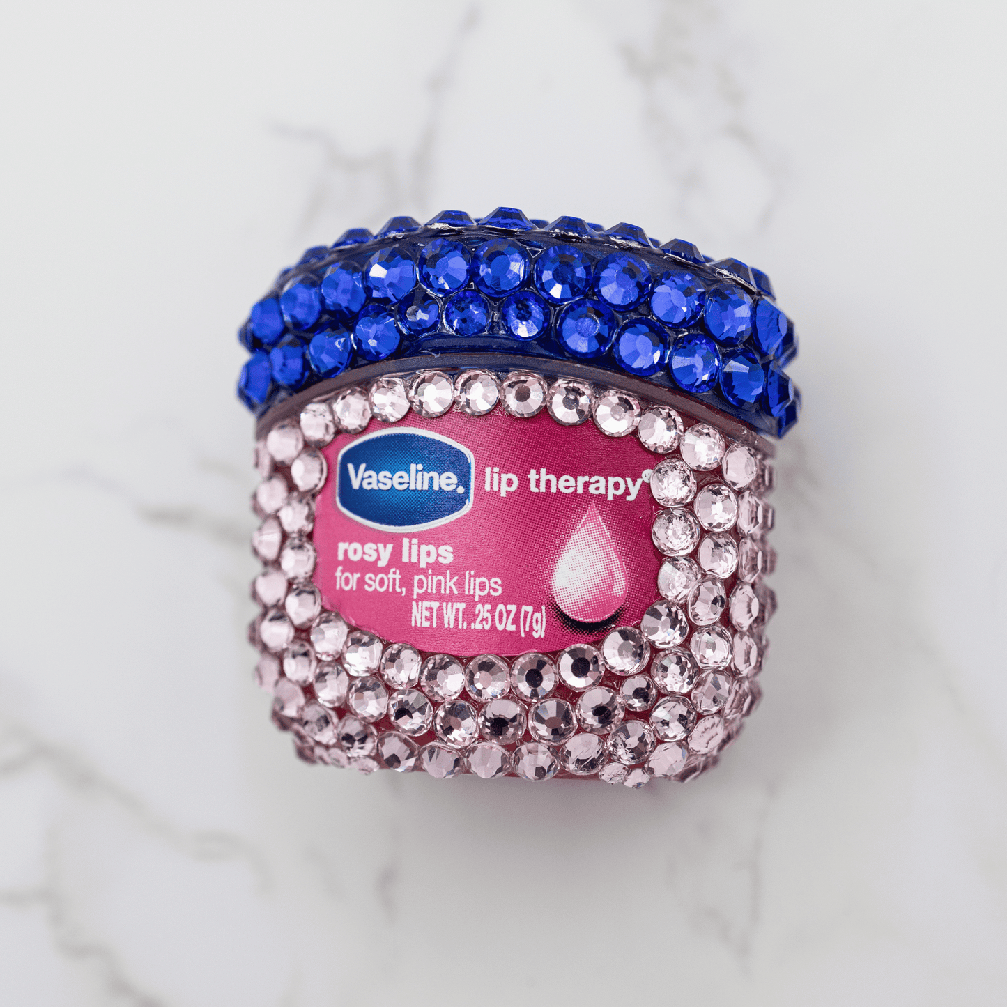 Sparkle and Savor: The Bedazzled Pink Vaseline Tub | Mini Size